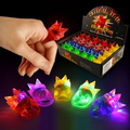 LED Crystal Spike Ring